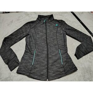 Tangerine Jacket Ladies M Black/White Full Zip Active Stretch Running Hiking